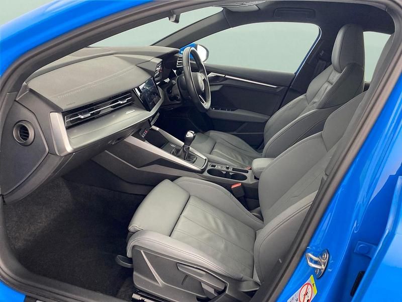 Used Audi A3 S-Line 110 HP (80 kW) 2022 Blue Sedan