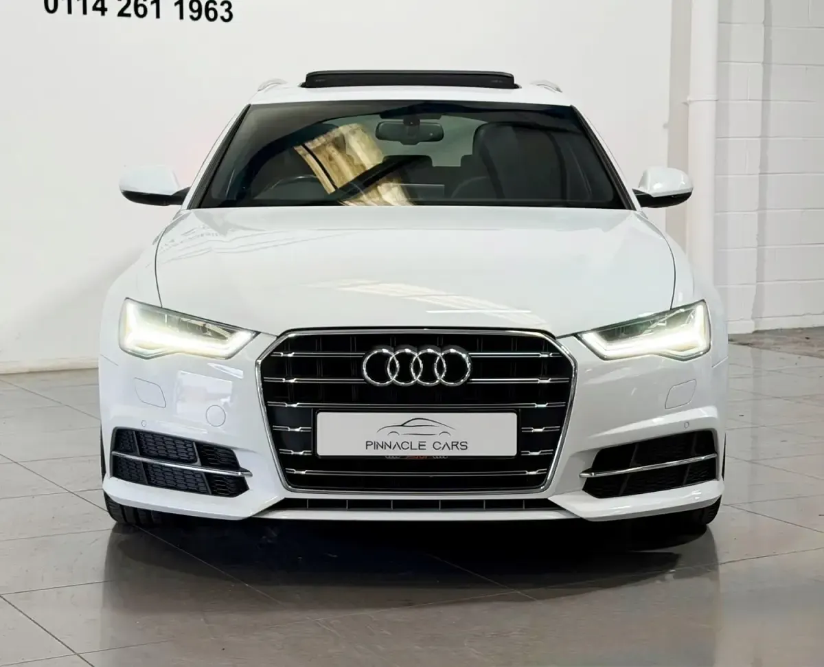 Used Audi A6 S-Line 190 HP (139 kW) 2017 White Estate