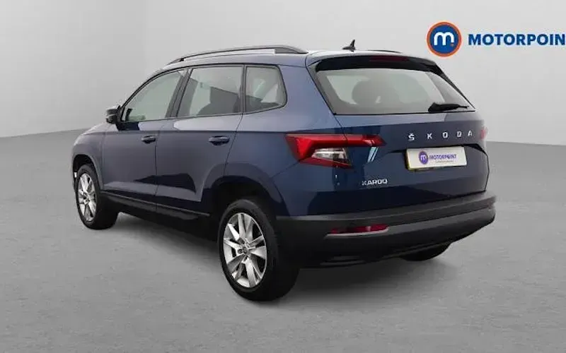 Used Skoda Karoq SE Technology 150 HP (110 kW) 2021 Blue SUV