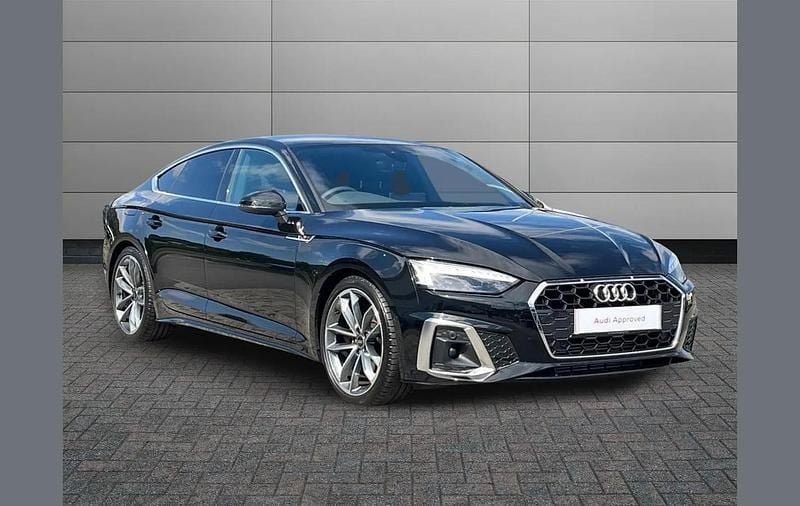 Black Used 2024 Audi A5 Sportback S-Line Hatchback | £30,991 (Fair price) - Image 1/4