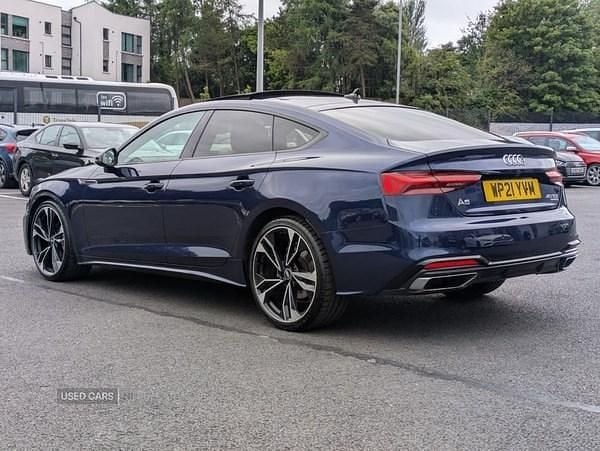 Used Audi A5 Advanced 190 HP (139 kW) 2021 Blue Coupe