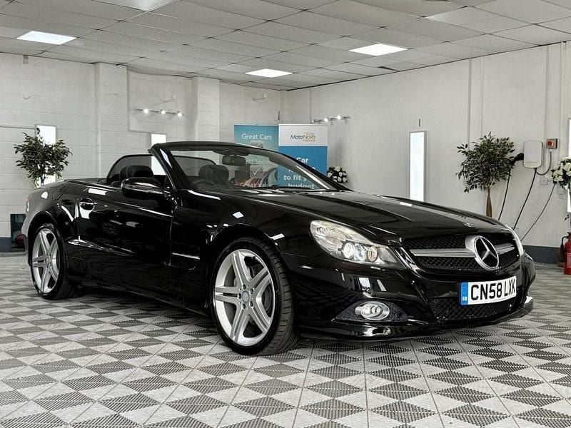 Black Used 2008 Mercedes SL500 Cabriolet | £14,991 - Image 1/3