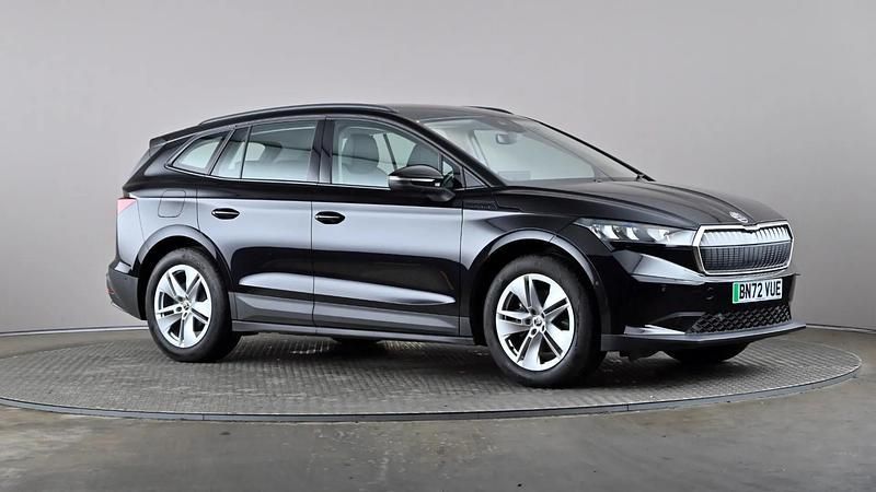 Black Used 2023 Skoda Enyaq iV ecoSuite SUV | £17,998 (Good price) - Image 1/3