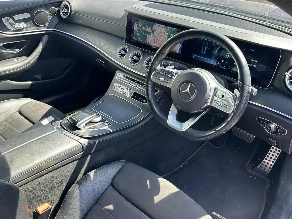 Used Mercedes E220 AMG Line Premium 2020 Blue Coupe