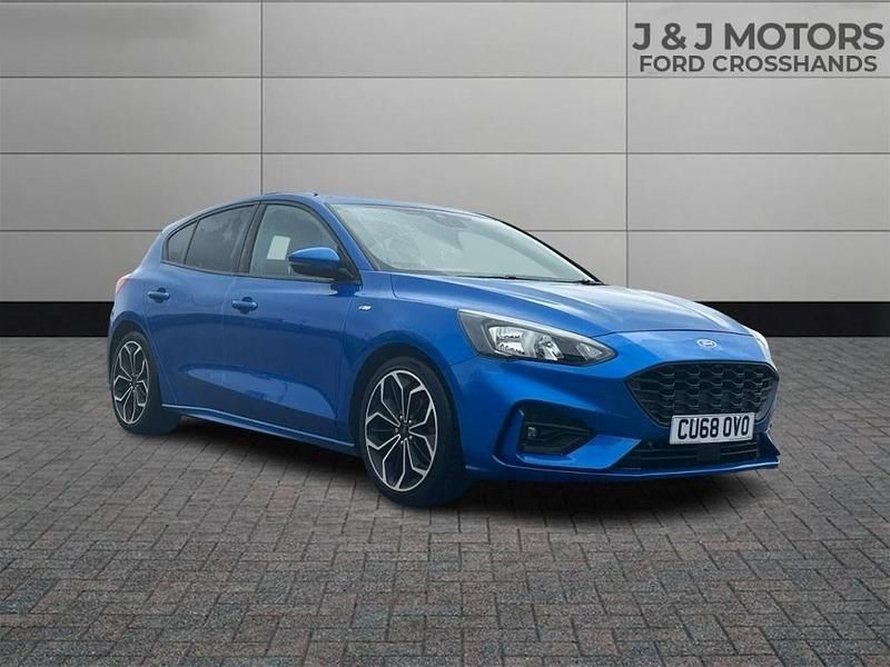 Used Ford Focus ST-Line X 125 HP (91 kW) 2018 Blue Hatchback