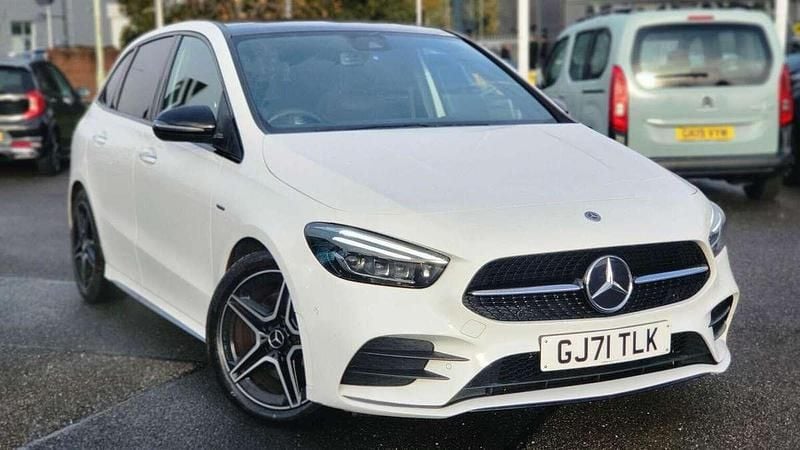 White Used 2021 Mercedes B220 AMG Line Premium Plus MPV | £20,495 (Fair price) - Image 1/4