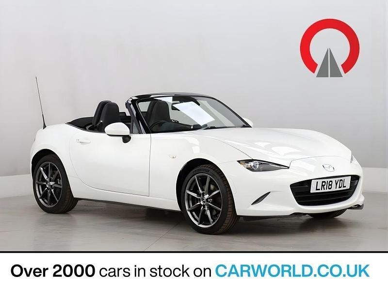 White Used 2018 Mazda MX5 Inclusive Cabriolet | £11,990 (Super price) - Image 1/4