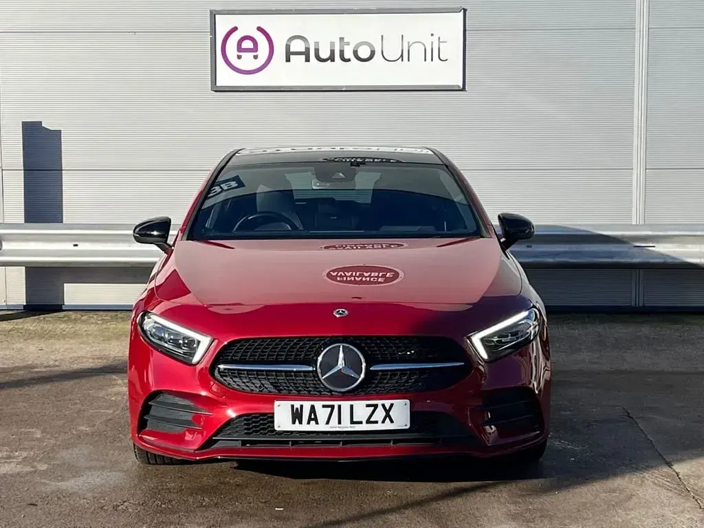 Used Mercedes A200 AMG line 163 HP (119 kW) 2021 Red Hatchback