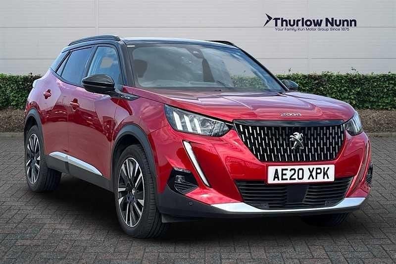 Red Used 2020 Peugeot 2008 GT-line SUV | £12,668 (Fair price) - Image 1/4