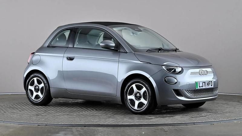 Grey Used 2021 Fiat 500e Passion Cabriolet | £13,998 (A bit pricey) - Image 1/3