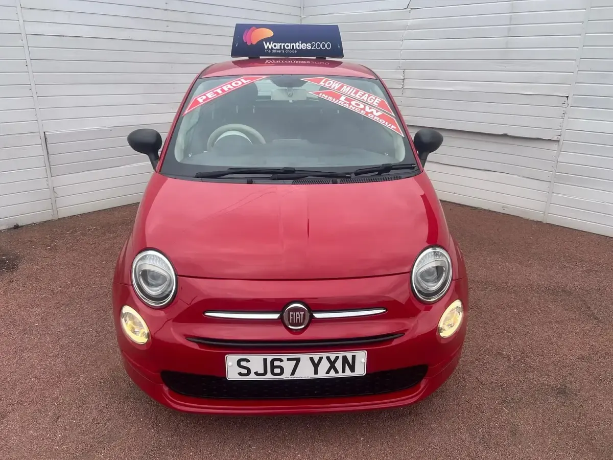 Used Fiat 500 Pop 69 HP (50 kW) 2017 Red Hatchback