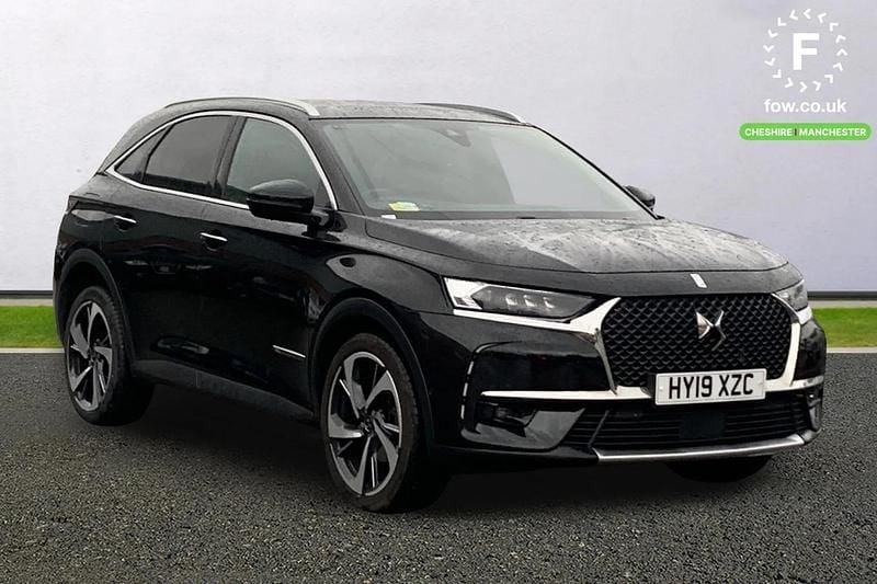 Black Used 2019 DS Automobiles DS7 Crossback Ultra Prestige SUV | £16,399 (Fair price) - Image 1/3