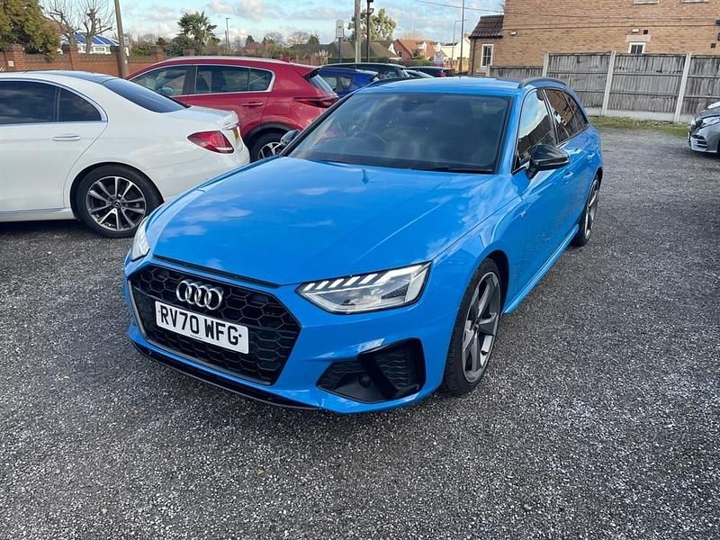 Used Audi A4 Black Edition 190 HP (139 kW) 2020 Blue Estate