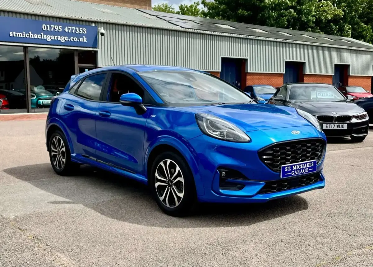 Używany Ford Puma ST-Line 125 KM (91 kW) 2023 Niebieski SUV