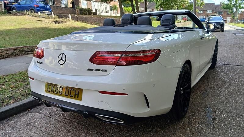 Used Mercedes E400 AMG Line Premium Plus 2018 White Cabriolet