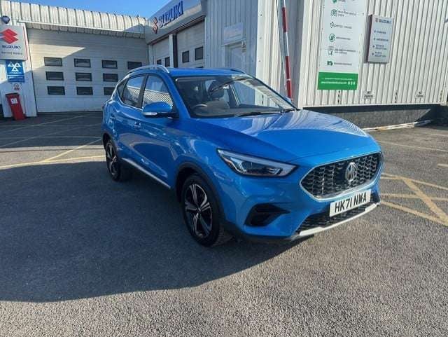 Blue Used 2021 MG ZS Excite Sedan | £12,253 (Fair price) - Image 1/4