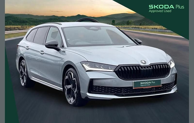 Used Skoda Superb SportLine 190 HP (139 kW) 2025 Silver Estate