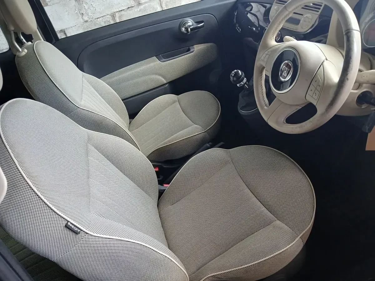 Used Fiat 500 Lounge 69 HP (50 kW) 2011 Black Hatchback