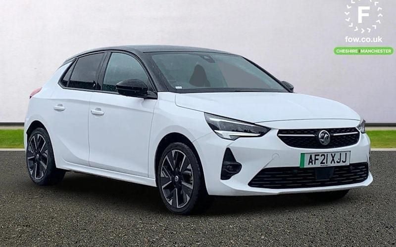 White Used 2021 Vauxhall Corsa-e SRi Hatchback | £9,999 (Good price) - Image 1/4