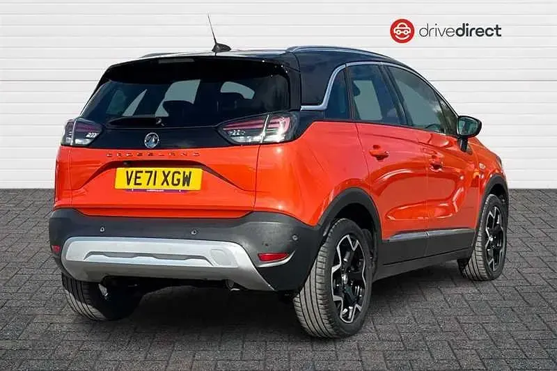Used Vauxhall Crossland Ultimate 130 HP (95 kW) 2022 Orange SUV