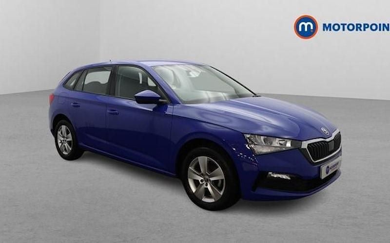 Used Skoda Scala SE 95 HP (69 kW) 2023 Blue Hatchback