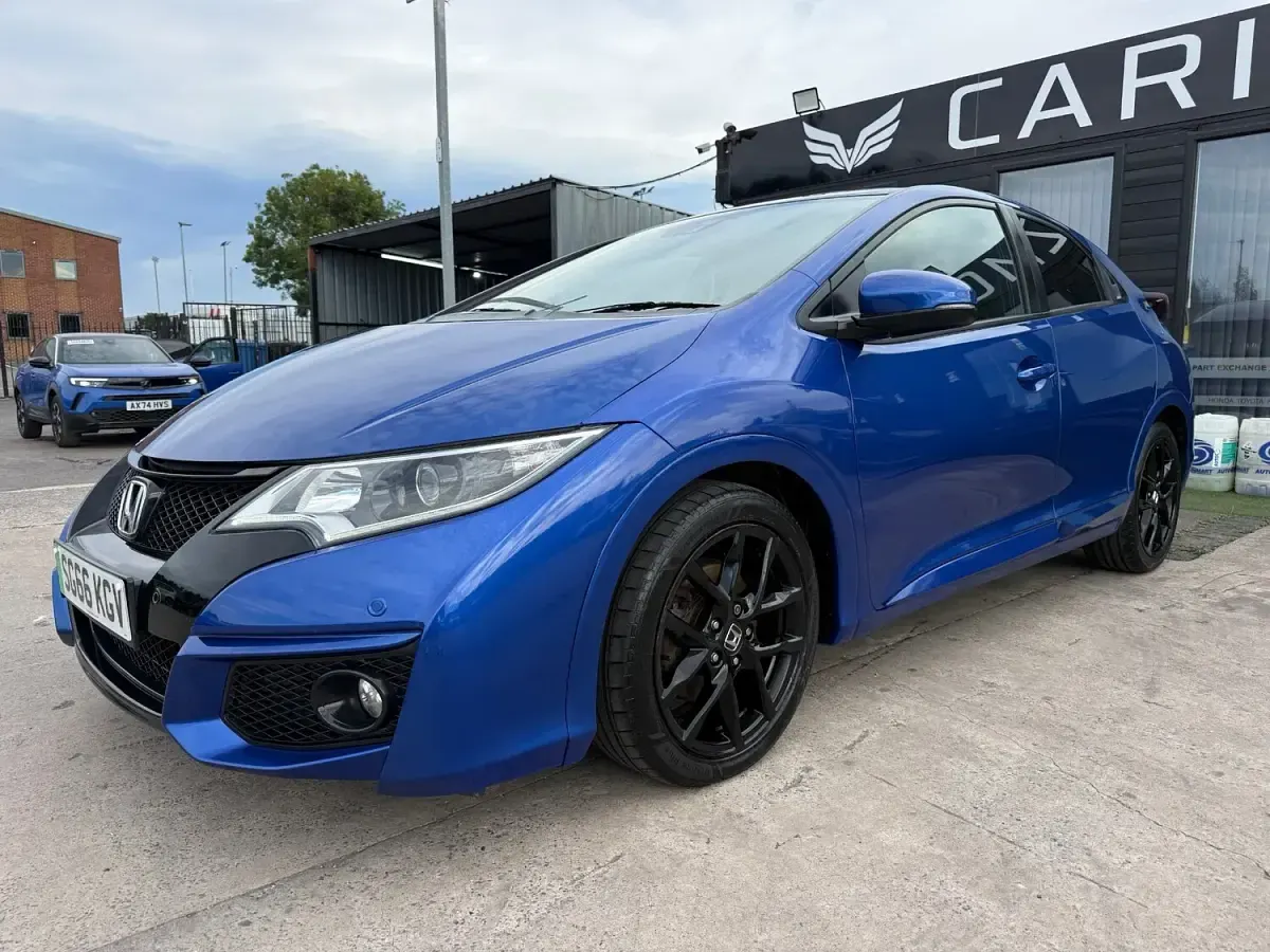 Used Honda Civic Sport 100 HP (73 kW) 2016 Blue Hatchback