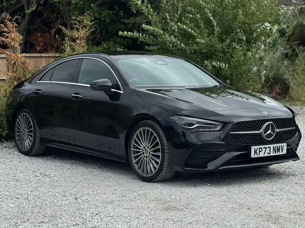 Used Mercedes CLA200 AMG Line Premium 163 HP (119 kW) 2023 Black Coupe