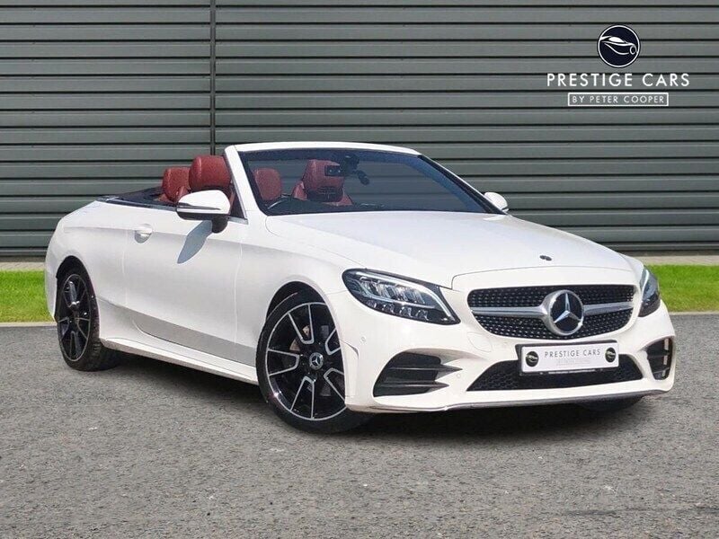 White Used 2018 Mercedes C200 AMG line Cabriolet | £17,491 (Fair price) - Image 1/4