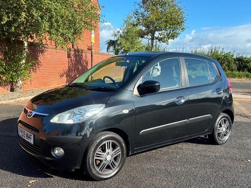 Black metallic Used 2009 Hyundai i10 Comfort Hatchback | £2,795 (Fair price) - Image 1/4