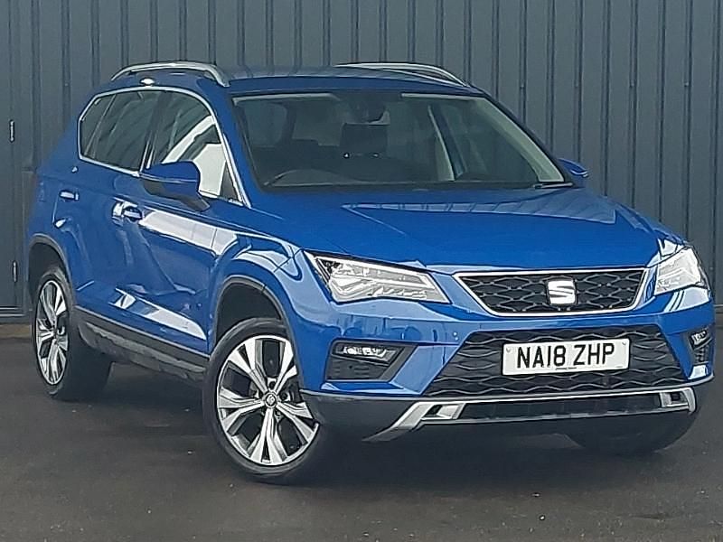 Used Seat Ateca Ecomotive 115 HP (84 kW) 2018 Blue SUV