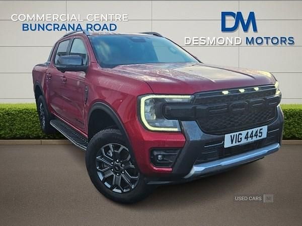 Red Used 2024 Ford Ranger Wildtrack Pickup | £31,948 (Super price) - Image 1/4