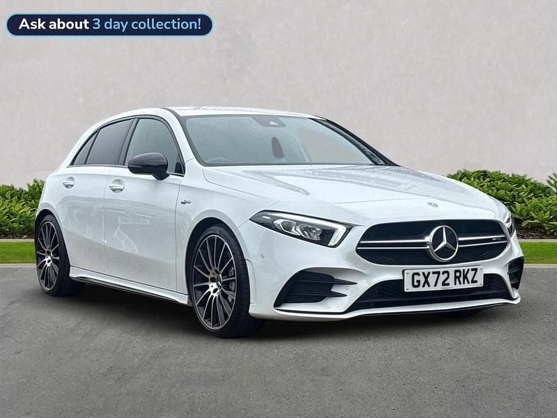White Used 2022 Mercedes A35 AMG Executive Hatchback | £27,569 (Fair price) - Image 1/4