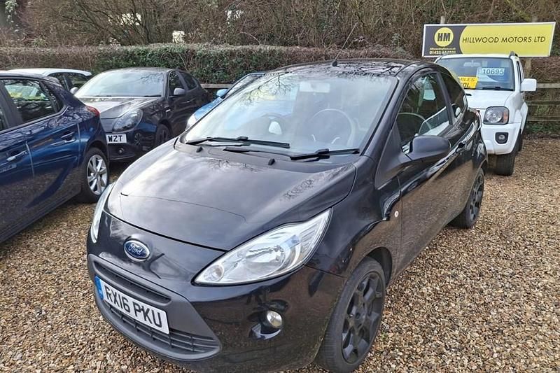 Used Ford Ka Zetec 69 HP (50 kW) 2016 Black Hatchback