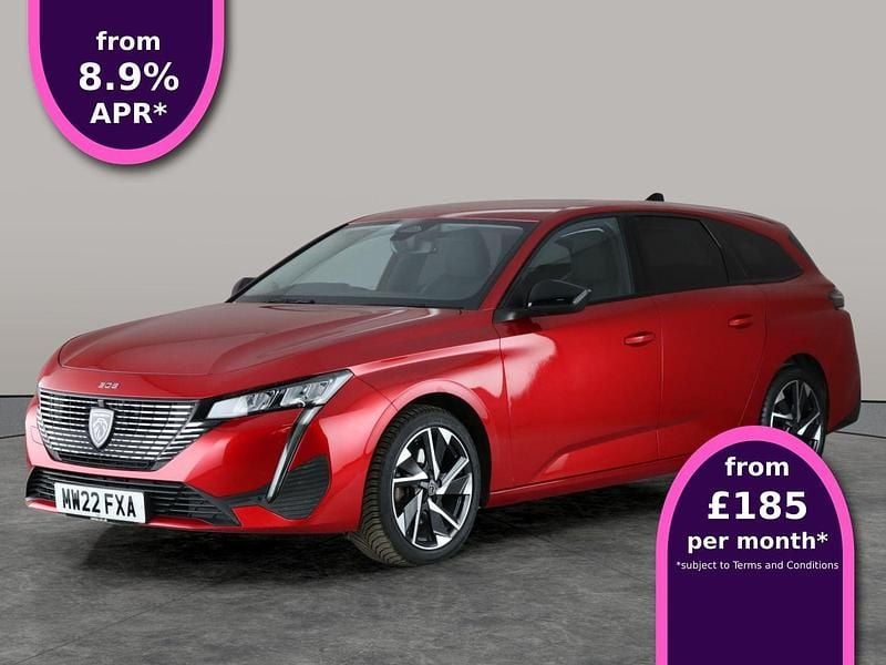 Red Used 2022 Peugeot 308 Active Premium Estate | £12,933 (Fair price) - Image 1/3