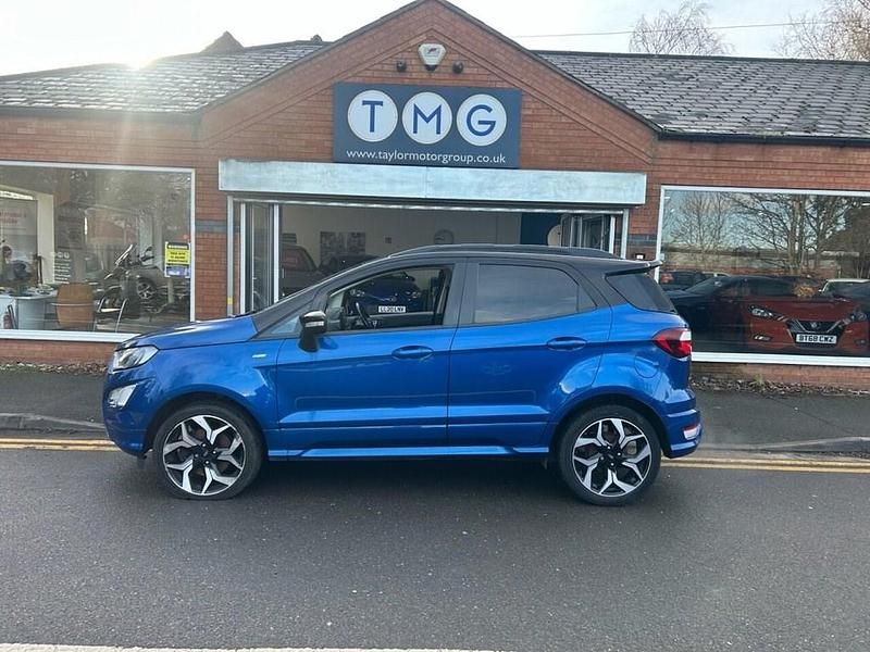 Used Ford Ecosport ST-Line 125 HP (91 kW) 2018 Blue SUV