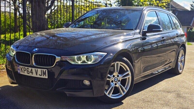 Black Used 2014 BMW 330 M Sport Estate | £9,990 (Fair price) - Image 1/4