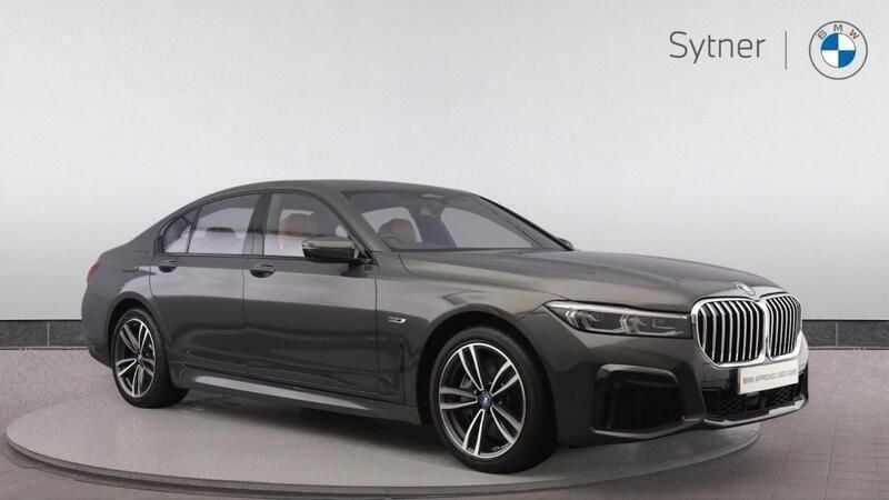 Grey Used 2021 BMW 745e M Sport Sedan | £36,811 (Good price) - Image 1/4