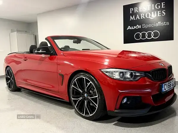 Used BMW 430 Cabriolet M Sport 255 HP (187 kW) 2016 Red Cabriolet