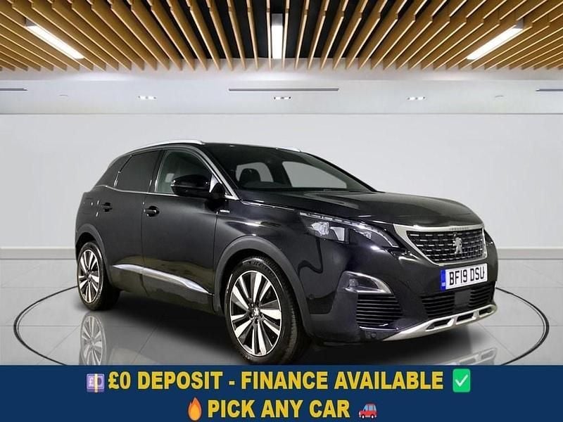 Black Used 2019 Peugeot 3008 Premium SUV | £11,699 (Fair price) - Image 1/4