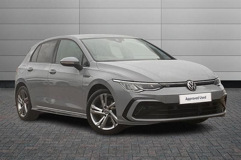 Used VW Golf VIII R-line 130 HP (95 kW) 2021 Moonstone grey Hatchback