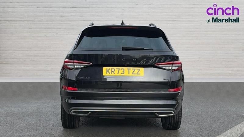 Used Skoda Kodiaq SportLine 150 HP (110 kW) 2023 Black magic pearl effect SUV