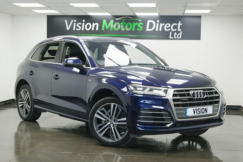 Used Audi Q5 S-Line 252 HP (185 kW) 2018 Blue SUV