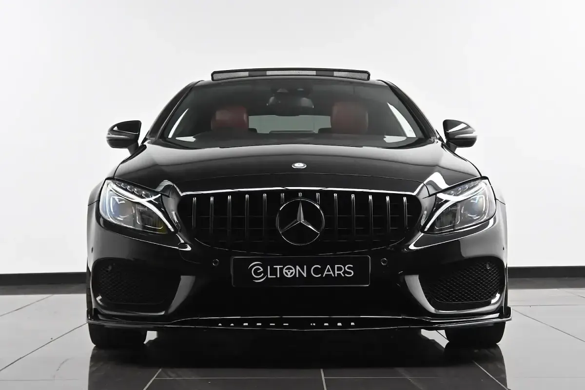 Used Mercedes C250 AMG Line Premium Plus 204 HP (150 kW) 2016 Black Coupe