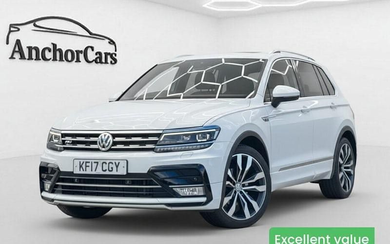 Used VW Tiguan R-line 150 HP (110 kW) 2017 White SUV