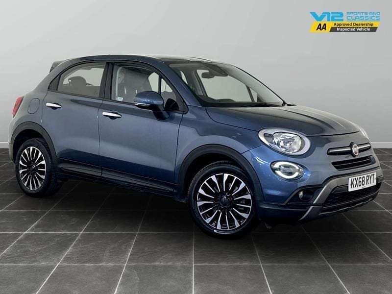 Blue Used 2018 Fiat 500X Cross SUV | £6,695 (Good price) - Image 1/2