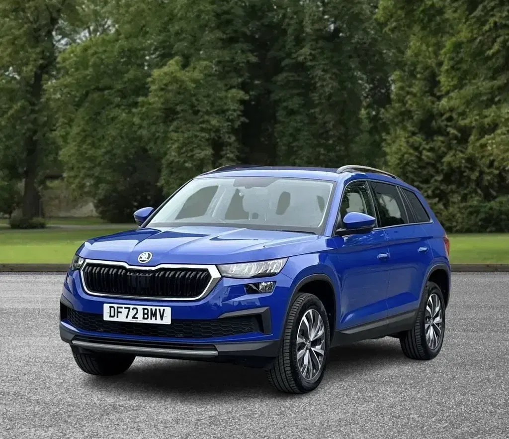 Used Skoda Kodiaq SE Drive 150 HP (110 kW) 2022 Blue SUV