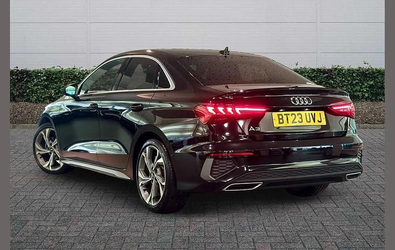 Used Audi A3 S-Line 147 HP (108 kW) 2023 Black Sedan