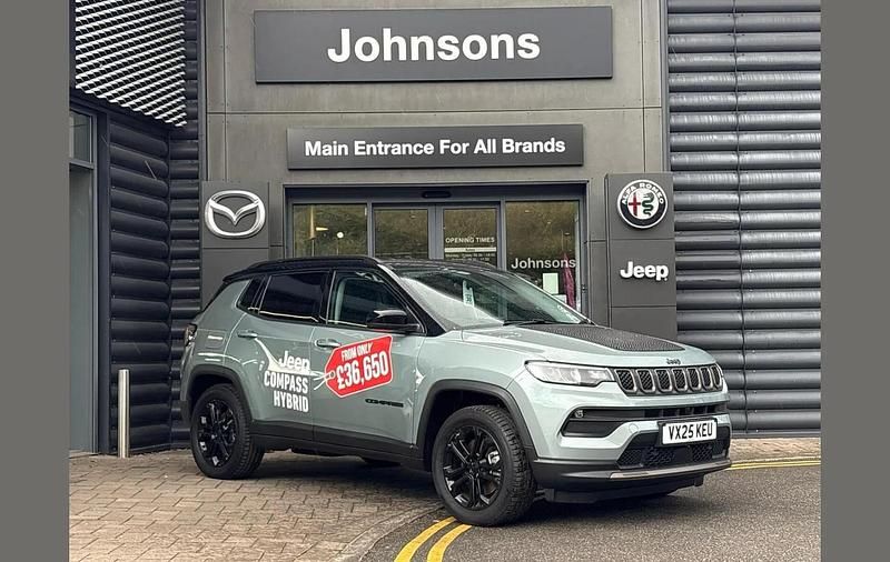 Blue New 2025 Jeep Compass SUV | £28,980 (Expensive) - Image 1/4