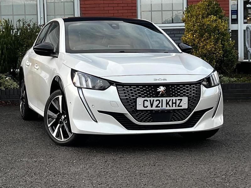 White Used 2021 Peugeot 208 GT Hatchback | £13,495 (Fair price) - Image 1/3