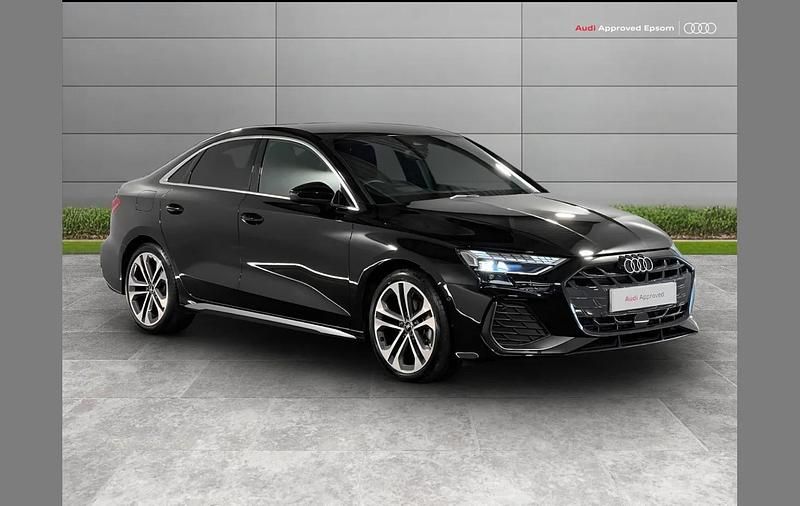 Black Used 2025 Audi A3 S-Line Sedan | £27,999 (Fair price) - Image 1/4
